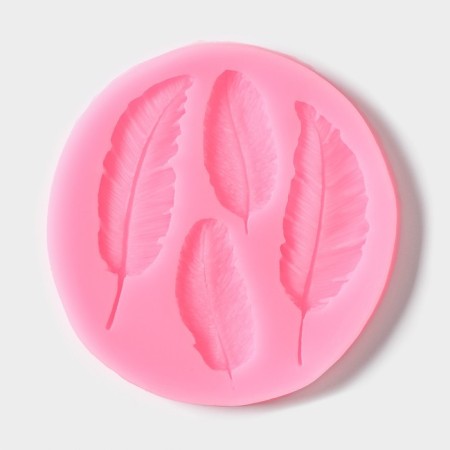Mold Dolyana "Peryshok", silicone, 9 × 8.6 cm, color mix-1