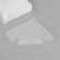 Disposable cosmetic napkins, 100 pcs, density 40g/m2, spanley, 20 × 20 cm, white color