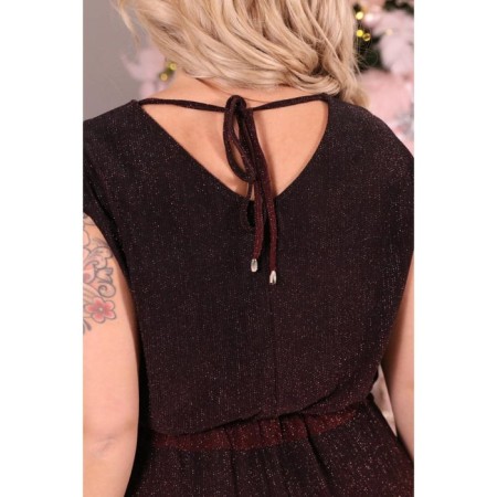 Female suit, size 56, burgundy color-1