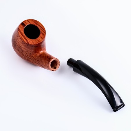 Kommer Premium smoking pipe, classic, pink wood, rosewood, 13 x 3.9-3