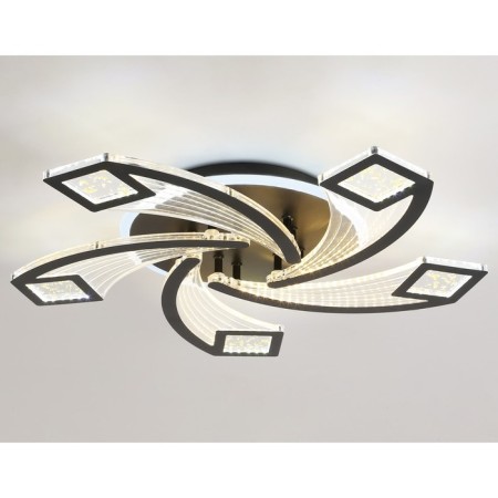 LED ceiling LED with Ambrella Light, Original, FA4478, 5XLED, 90 W, 6750LUM, 3000-6400K, Black Black Color-4