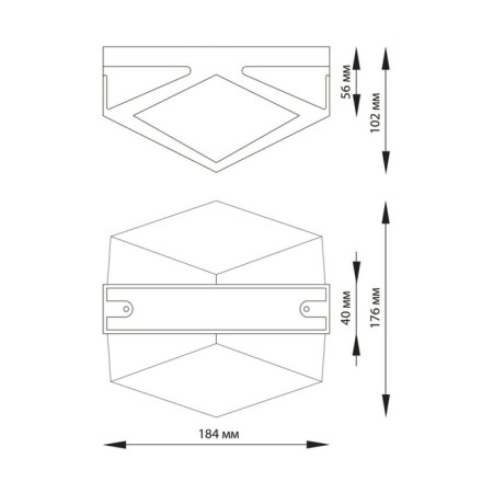 KAIMAS lamp, 1x12W LED, 4000K, 1020LM, IP54, color gray color-1