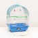 A cage for a poultry compiled BD-1/3C, 30 x 23 x 39 cm, blue