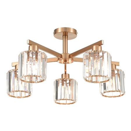 Ceiling lamp 5x60W E27, size 62x62x29.5 cm