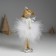 Polystone souvenir "Angel in a white dress on a star" costs 6x4x16.5 cm
