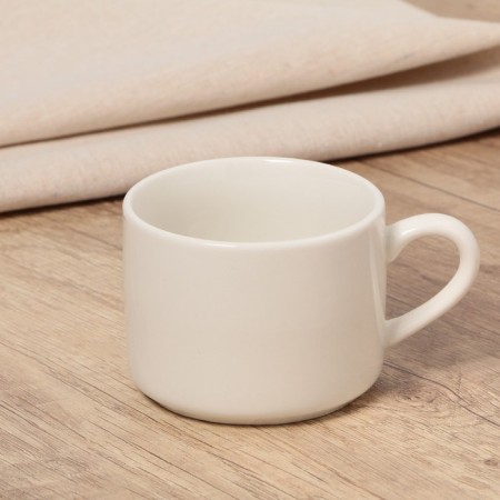 Tea couple ceramic “and let the whole world wait”, 200 ml, white color-6