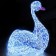 LED figure "Swan", 60 × 60 × 30 cm, 20 W, 220 B