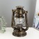 Kerosene lamp decorative black with a golden patina 14x18x27.5 cm Risalux