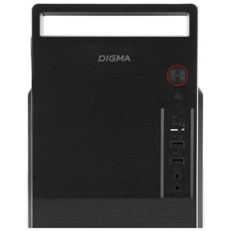 DIGMA DC-MATX101 -U2 Black Black Black BP MATX 1x80mm 2x120mm 2xusb2.0 Audio-1