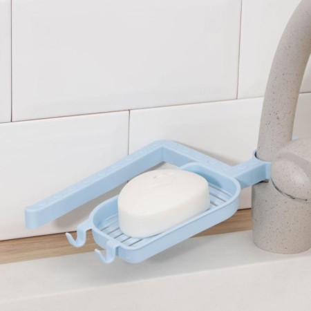 Holder for little things with soap box, on a crane, 21 × 12.5 × 1 cm, color mix-1