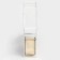 Rabberry with a basket for linen and crossbars, 2 tier, white color, 38x35x160 cm
