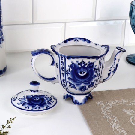 Teapot "Irinka", 21x13x18 cm, Gzhel-1