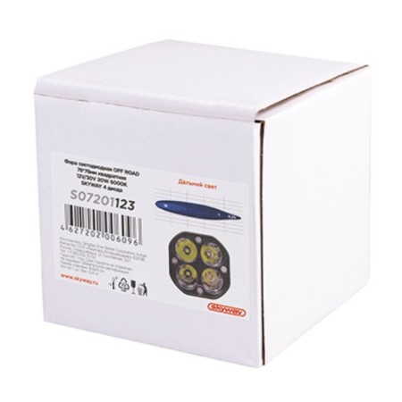 Farah LED SkyWay Off Road, 12 V/30 V, 20 W, 6000 K, 4 diodes, District, 78x78x65 mm-2