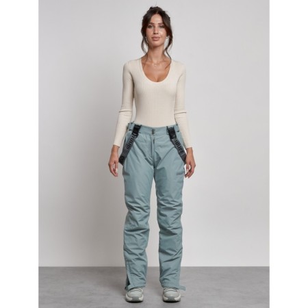 Semi-combinezone ski insulated female winter, size 44, color light gray-18
