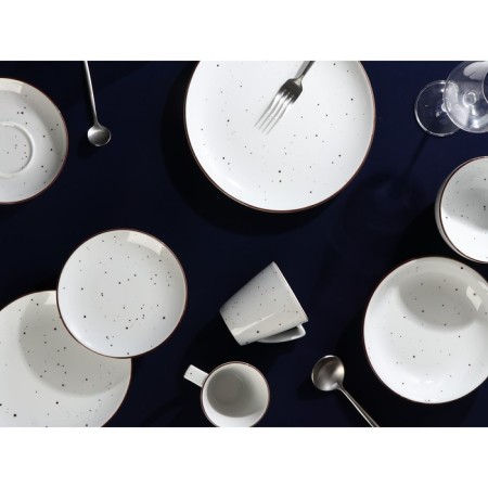 Box Porcelain Coffee Dots White, D = 14 cm-4