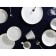 Box Porcelain Coffee Dots White, D = 14 cm