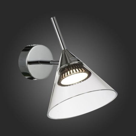 Sconces st. SL930.101.01. Cono. 1x7 W, LED, 4000K, 408 LM, 27x27 cm, chromium color-2