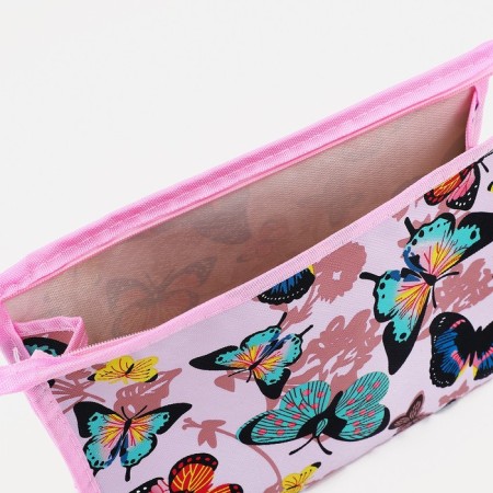 Lightning cosmetic bag, pink color-2