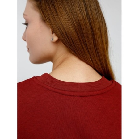 Women's sweel down with comb, size 50, burgundy color-1
