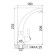 ACCOONA A4787 kitchen monostering mixer, chrome