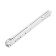 Roller guides 300 mm, white color