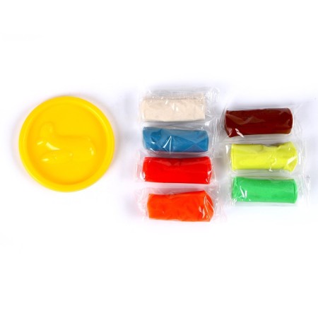 Modeling dough, 7 colors 15 g in the bucket-6