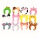 Mix inflatable rim, set of 12 pcs.