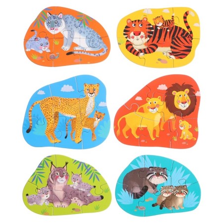 IQ Puzzle Floor "Wild Cats", 3+-2
