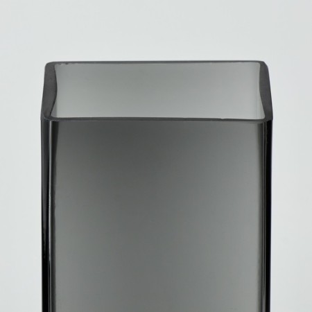 Forest Vase "Forest" made of gray glass 20.5 × 8 × 8 cm-2