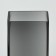 Forest Vase "Forest" made of gray glass 20.5 × 8 × 8 cm