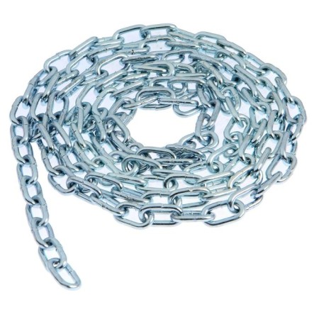 Crime -beam tundra chain Krep Din766, 5 mm, zinc, 3 m