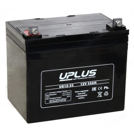 The battery UPLUS (Lech) 33 Ah, 12 W, US 12-33, reverse polarity