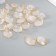 Decor for creativity Plastic "Transparent-gold" Set 25 pcs 2.3x1.6 cm