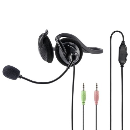 Headphones with Hama NHS-P100 Microphone Black 2m False Cervical Rim (00139920)