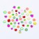 FIMO-design for nails "Fruit", color mix