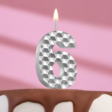 Candle in the cake on the skeleton 