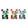 Figure eraser "Panda with bamboo", mix