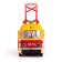 Metal machine "tram", light and sound effects, doors open, inertial, 18 cm