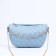 Bag Cross-Bodi with a zipper, blue color