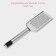 Small heap with a fargo shares, 23.5 × 5 × 2 cm, stainless steel, color is silver, black