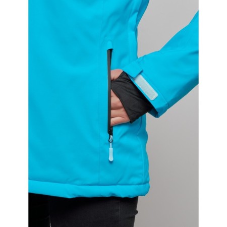 Ski suit female, size 48, blue color-9