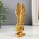 Souvenir Polystone "Angel hugs knees" gold 5x3.5x14 cm