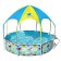 Steel Pro frame basin, with a canopy, 244 x 51 cm, from 2 years old, 56432 Bestway