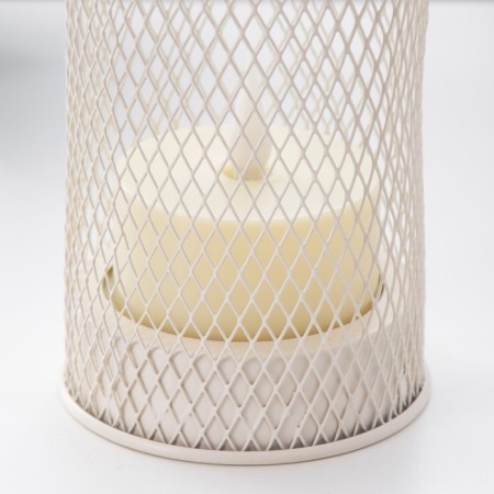 Nightlight "lantern with a candle" LED from batteries 2haa white 9.5x9.5x25.5 cm Risalux-3