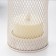 Nightlight "lantern with a candle" LED from batteries 2haa white 9.5x9.5x25.5 cm Risalux