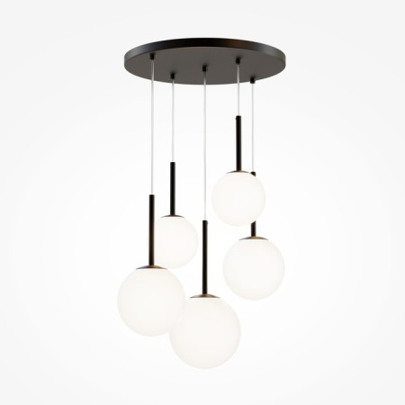 Suspension lamp Maytoni Mod321PL-05B, 5XE14, 40W, 45x45x222.5 cm, black color