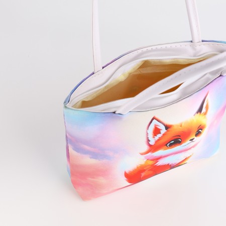 Bag children Lisichka, 23*5*16, lightning department, white-2