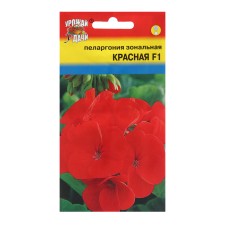 Flower seeds pelargonium, red, F1, 0.02g