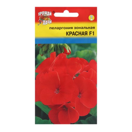 Flower seeds pelargonium, red, F1, 0.02g