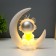 Nightlight "Princess Cosmonaut" Led usb white 18x17x7cm Risalux